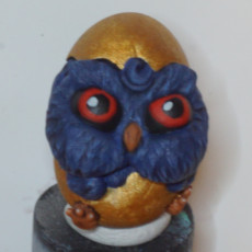 Picture of print of Owlkin Hatchling Miniature - Pre-Supported