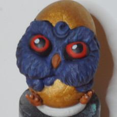 Picture of print of Owlkin Hatchling Miniature - Pre-Supported