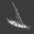 Medieval fishing boat - large version image