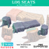 Log seats image