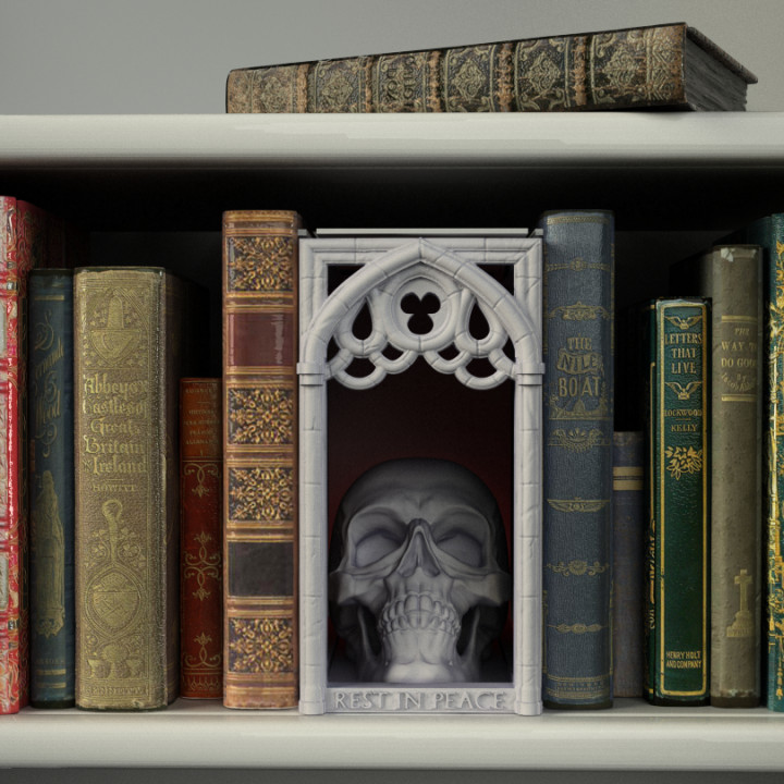 Skull Bookend's Cover