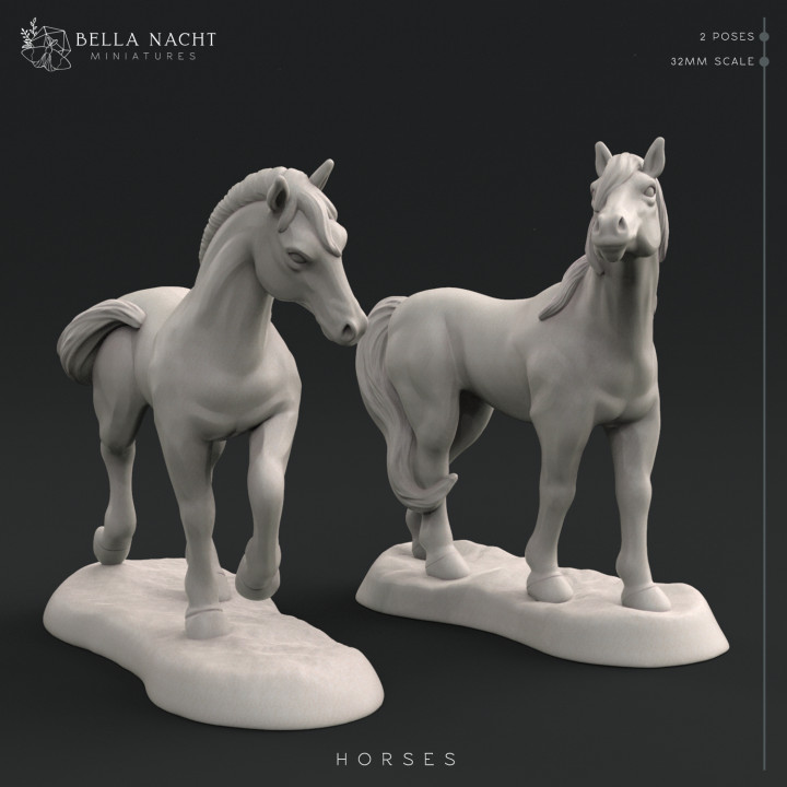 $5.00Horses | 32mm Scale | 2 Poses