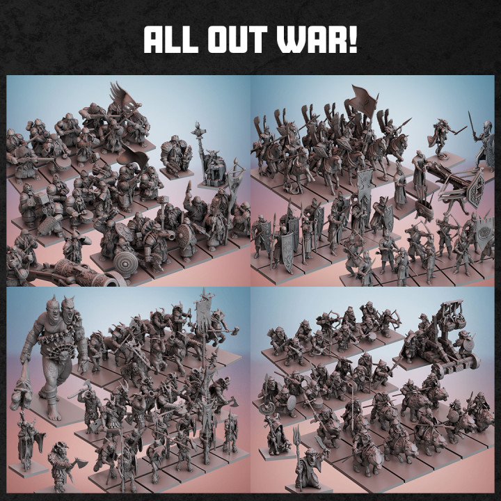 The All Out War! - Clash in the Borderlands campaign!'s Cover