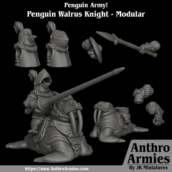 Penguin Walrus Knight - Modular's Cover