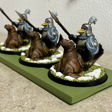 Picture of print of Penguin Seal Knight - Modular
