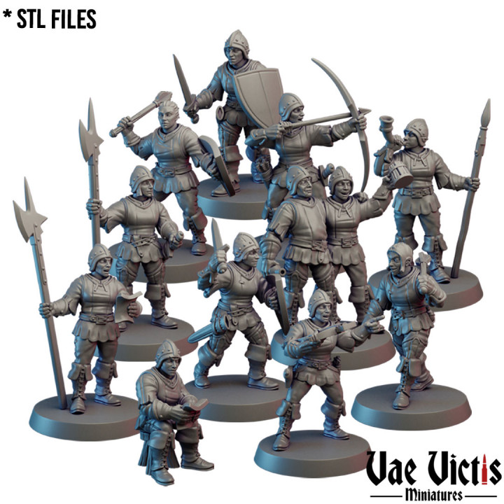 $18.00Assembled Village Guards (women) [PRE-SUPPORTED]