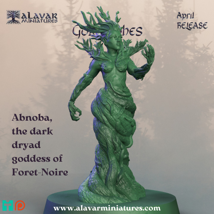 $6.00Abnoba, the dark dryad goddess of Foret-Noire