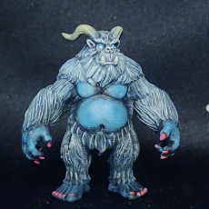 Picture of print of Yeti / Sasquach / Abominable Snowman (pre-supported)