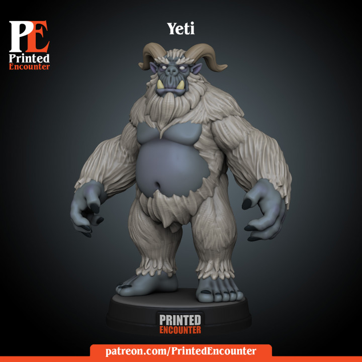 $3.00Yeti / Sasquach / Abominable Snowman (pre-supported)