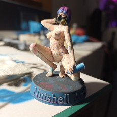 Picture of print of Nutshell Atelier - Graffiti girl(NSFW)