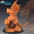 Cave Dragon Fire Breath / Earth Drake / Winged Mountain Encounter / Magical Beast image