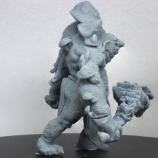 Picture of print of Goblin Fungal Troll (pre-supported)