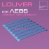 AE86 Window LOUVER FOR AOSHIMA 1-24 Modelkit image