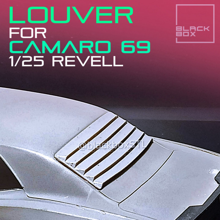 $4.80Window Louver for CAMARO 69 Revell 1-25th Modelkit