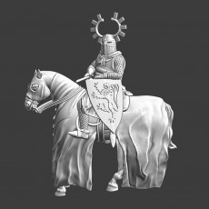 Mounted Birger Jarl - Medieval Swedish Commander