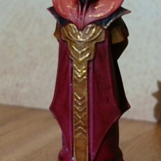 Picture of print of Red Wizard - Tabletop Miniature