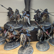 Picture of print of Death Division - Cavalry of the Imperial Force. Dynamic poses.