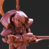 Space Elf Male Soldier Pose 3 - 5 Variants image