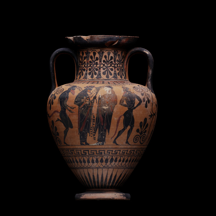 Athenian amphora by Antimenes