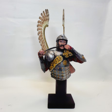Picture of print of Winged Hussar XVII Century Bust Presupported