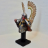Winged Hussar XVII Century Bust Presupported print image