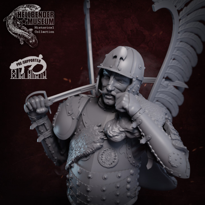 $9.99Winged Hussar XVII Century Bust Presupported