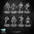 15mm Scale Modern Zombies - Anvil Digital Forge Special image