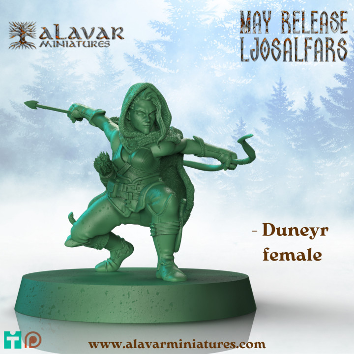 $4.00Duneyr female - The guardians of Ljosalfar