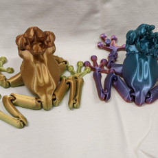Picture of print of Flexi Print-in-Place Frog Prince and Princess Prusa and Bambu painted 3mf files now added!