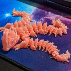 Picture of print of Jellyfish Dragon, Articulating Flexi Pet, Print in Place, Fantasy