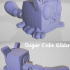 Sugar Cube Gliders, Stackable, Articulating Flexi Wiggle Pet, Print in Place, No Supports, Sugar Glider image