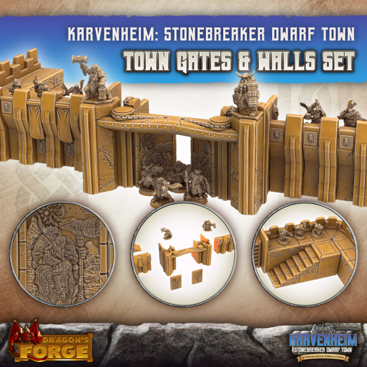$19.99Karvenheim: Dwarf City Walls (Modular Set)
