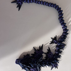 Picture of print of Void Sea Dragon, Articulating Flexi Wiggle Pet, Print in Place, Fantasy Serpent