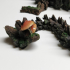 Woodland Dragon, Articulating Flexi Wiggle Pet, Print in Place, Fantasy print image