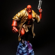 Picture of print of Hellboy fanart
