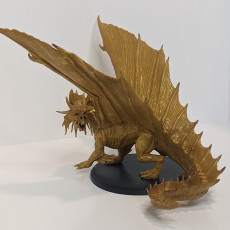 Picture of print of Gold Dragon Set / Legendary Drake / Winged Mountain Encounter / Magical Beast