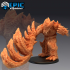 Lava Golem Attack / Volcano Giant Construct / Ancient Fire Guard image