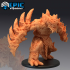 Lava Golem Angry / Volcano Giant Construct / Ancient Fire Guard image