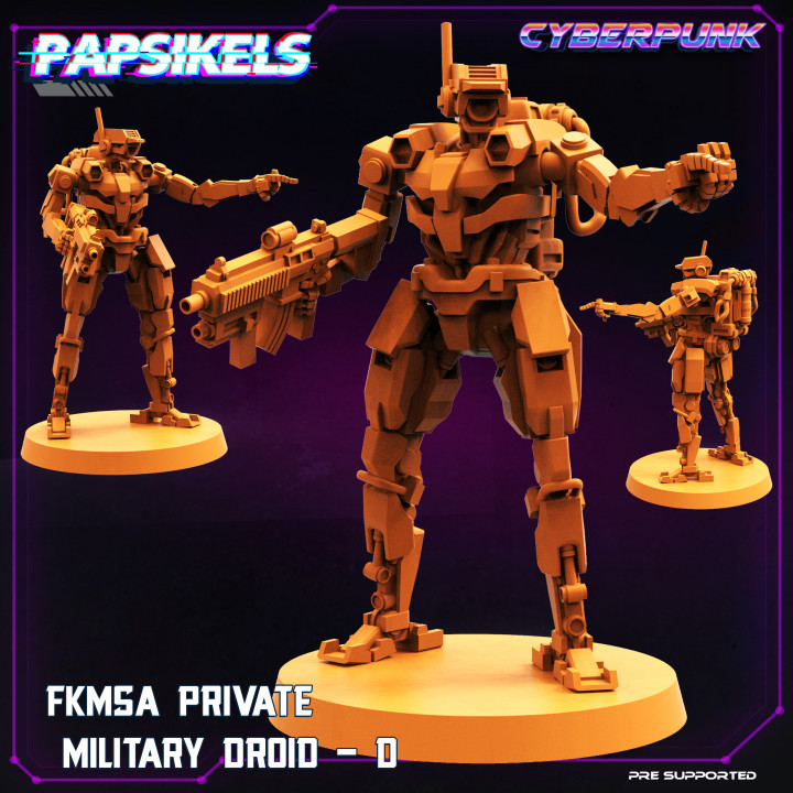 $4.99FKMSA PRIVATE MILITARY DROID - D