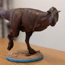 Picture of print of Carnotaurus walking - dinosaur carnivore