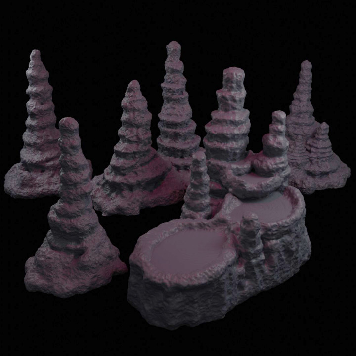 Witches Fingers Stalagmites Set (Pre-Supported)'s Cover