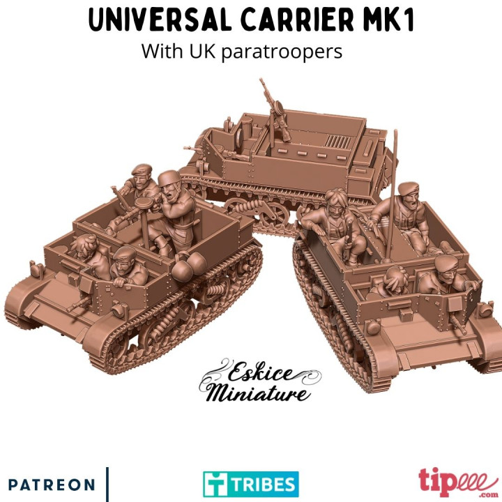 $14.99Universal carrier UK paratroopers - 28mm