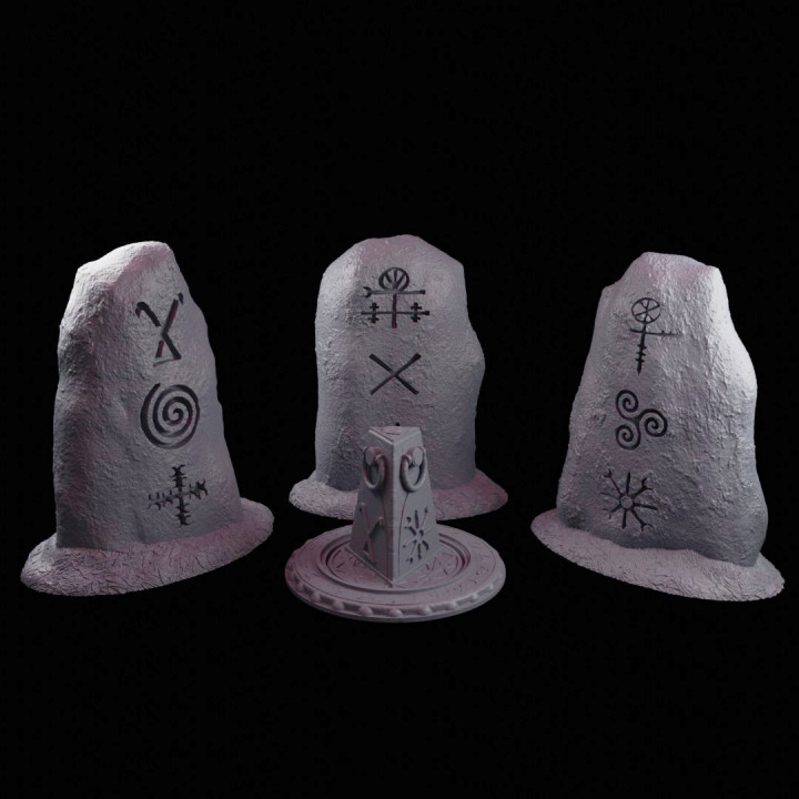 Immemorial Cryptic Stones Set (Pre-Supported)'s Cover