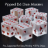 Dice Masters - Sharp-Edged Pipped D6 Set - 8 Pip Styles - Pre-Supported image
