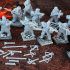 DWARF RANGED: Dwarves in Chain Mail with Crossbows /Modular/ /Pre-supported/ print image
