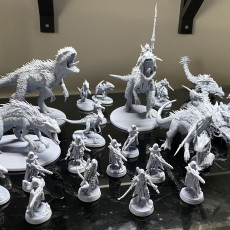 Picture of print of Dino Riders - Space Elves