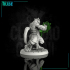 (0090) Male felinid monk with chakra spell image