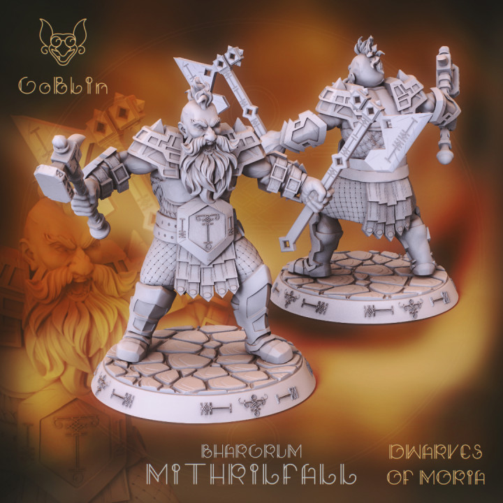 Bhargrum Mithrilfall - Dwarfs of Moria's Cover