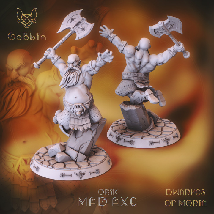 Orik Mad Axe - Dwarfs of Moria's Cover