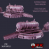 Steam-Tech Express Train / Steampunk Construct / Mechanical Driving Locomotive image